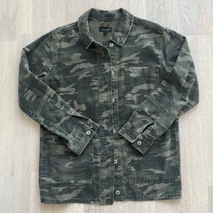 Topshop Camo Shirt Jacket